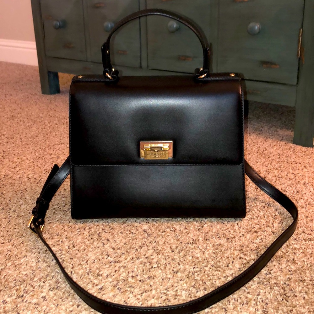 Kate Spade Black Leather Satchel